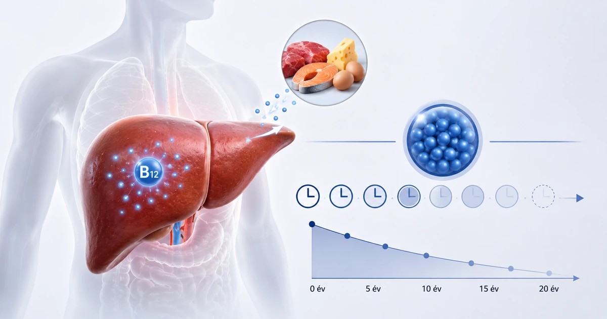 B12-vitamin: mennyi ideig képes raktározni a szervezet?