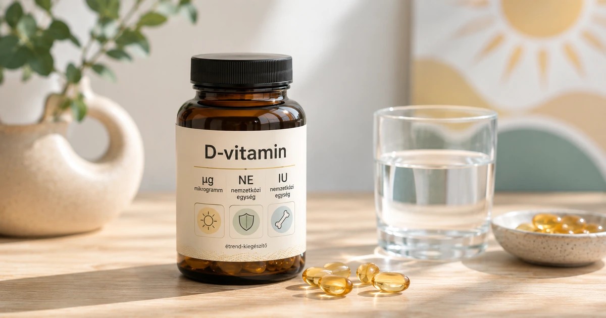 Mit jelent az NE vagy IU a D-vitamin címkéjén?