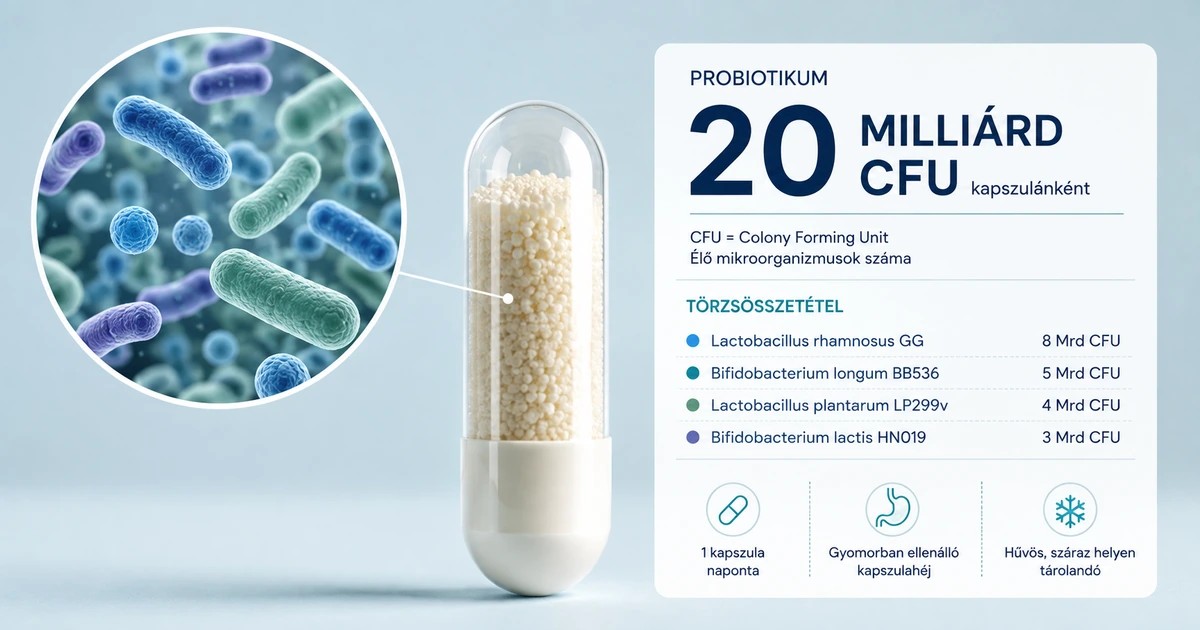 Probiotikumok: mit jelent a CFU a címkén?