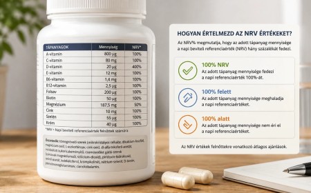Mit jelent az NRV a vitaminok címkéjén?