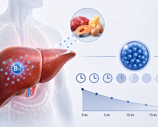B12-vitamin: mennyi ideig képes raktározni a szervezet?