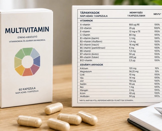 Multivitamin: hogyan érdemes értelmezni, mi van benne?