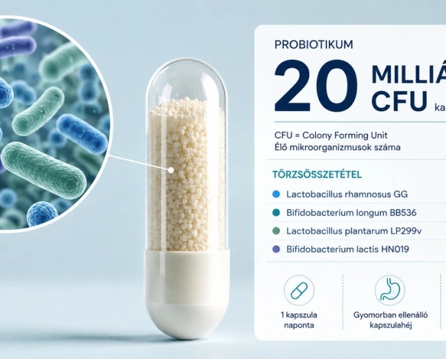 Probiotikumok: mit jelent a CFU a címkén?